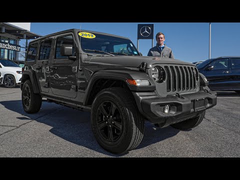 2019 Jeep Wrangler Unlimited Sport 4x4 SUV tour with Austin