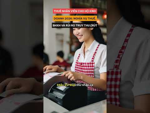 [Xem ngay] Thuê nhân viên cho Hộ kinh doanh 2026: Nghĩa vụ Thu... #Shorts