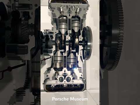 Thumbnail for 4 Cylinder Boxer engine on display at the Porsche Museum #porsche by Porsche Museum, Porsche