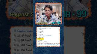 That 1 queston in CHEMHACK which got me 100%ile in JEE!