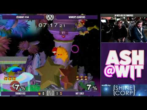 Trainer Red (Pikachu) vs WIT | ORLY (Captain Falcon) - ASH@WIT #144 Melee Winner's Quarters