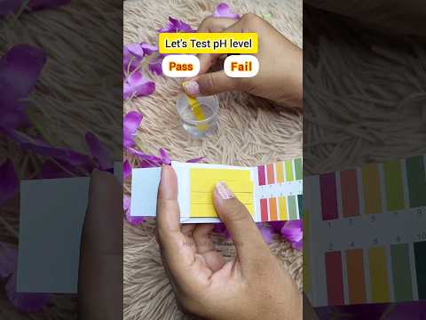 How to do pH test | water ph level test #shorts #ytshorts #amazonfinds #phtesting #phbalance #viral