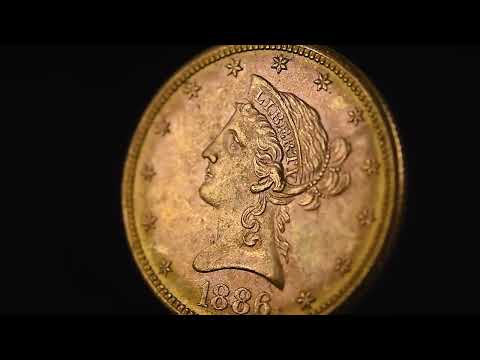 Moneda, Estados Unidos, Coronet Head, $10, Eagle, 1886, San Francisco, EBC, Oro