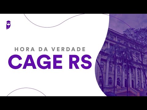 Hora da Verdade CAGE RS: Direito Tributário - Prof. Fernando Maurício
