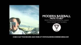 Modern Baseball - "Note to Self" (Official Audio)