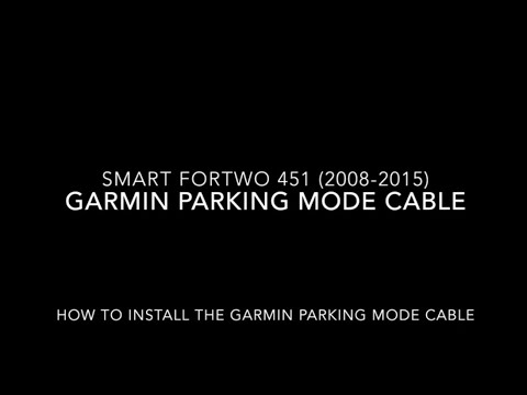 Garmin Parking Mode Cable Installation