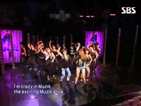 4minuts - Muzic (포미닛 - Muzic) @ SBS Inkigayo 인기가요 090906