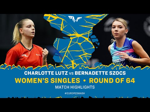 Charlotte Lutz vs Bernadette Szocs | WS R64 | #EuropeSmash 2025