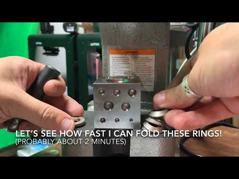 Folding 7 Coin Rings In 2 Minutes