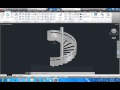 Spiral Staircase In 3D By Tony Kfoury In Autocad 2013
