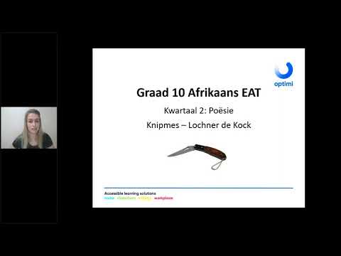 Graad 10 Afrikaans Eerste Addisionele Taal   Poësie