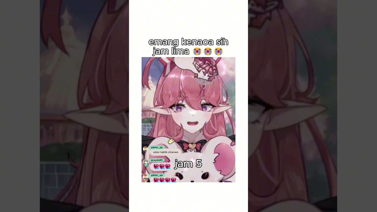 sepertinya blud suka jam 5 🗿 #chiirika #vtuber #vtuberclips #vtubermemes