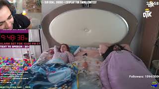 Mizkif Reacts to Esfand And Amouranth Sleeping Together