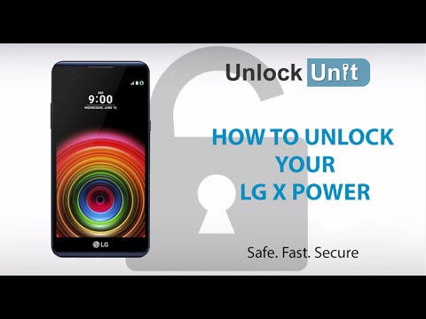 HOW TO UNLOCK LG X power