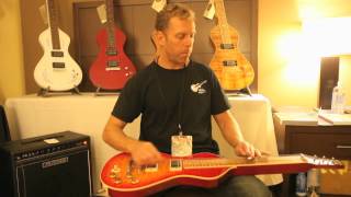 Video thumbnail for Asher Guitars and Lap Steels Ben harper Signature Model Demo by Bill Asher: 2012 LA Amp Show by sillennium