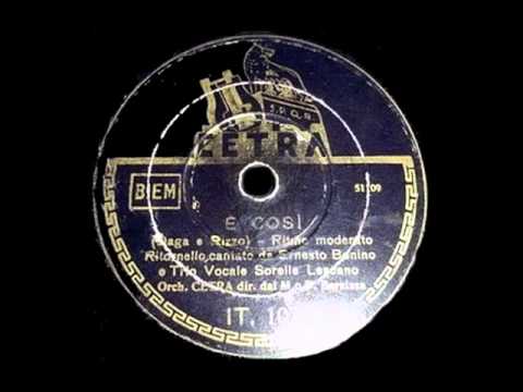 Ernesto Bonino e Trio Lescano - E' così
