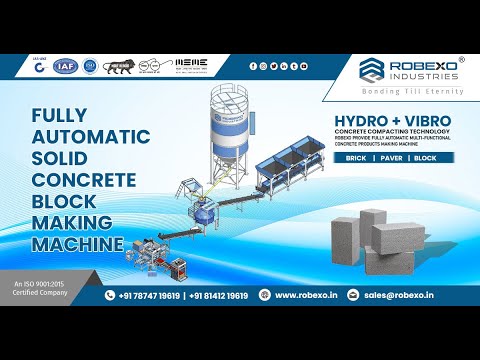 Automatic Concrete Block Making Machine