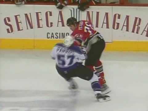 George Parros vs Andrew Peters