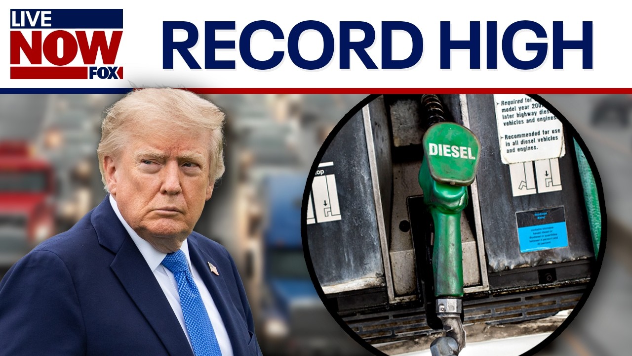 Trump faces record diesel prices as Iran war drives fuel costs higher