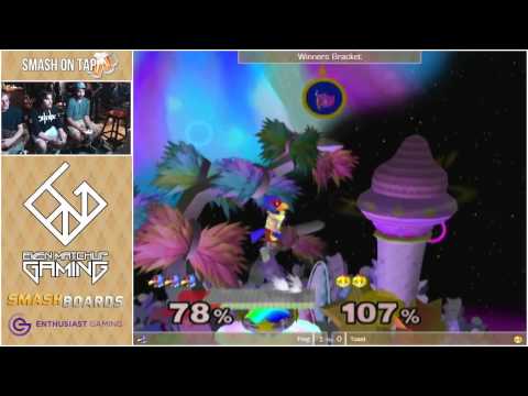 Smash On Tap 11 - Frog (Falco) vs Toast (Peach) - Melee Singles Winners Bracket