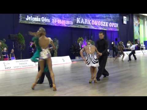 Kamilla Anuszkiewicz Dawid Kurzawa Rumba Karkonosze Open WDSF Youth Open LA 1/2F