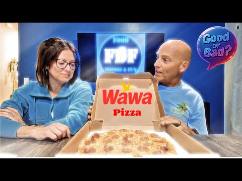 Finally Trying WAWA PIzza for the first time and taste test!🍕🍕
