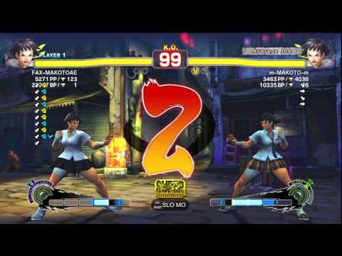 FAXgimoto [Makoto] vs. m-MAKOTO-m [Makoto] - PS3 SSF4 Arcade Edition
