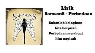 Download lagu Samsons - Perbedaan (lirik) HD mp3