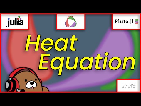 [07x13] Intro to Partial Differential Equations in Julia using DifferentialEquations.jl and Pluto