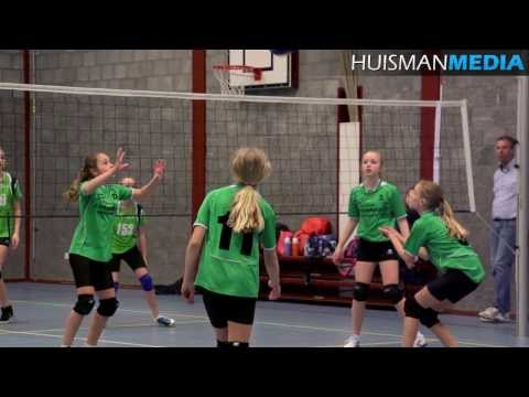 Volleybal in slow motion
