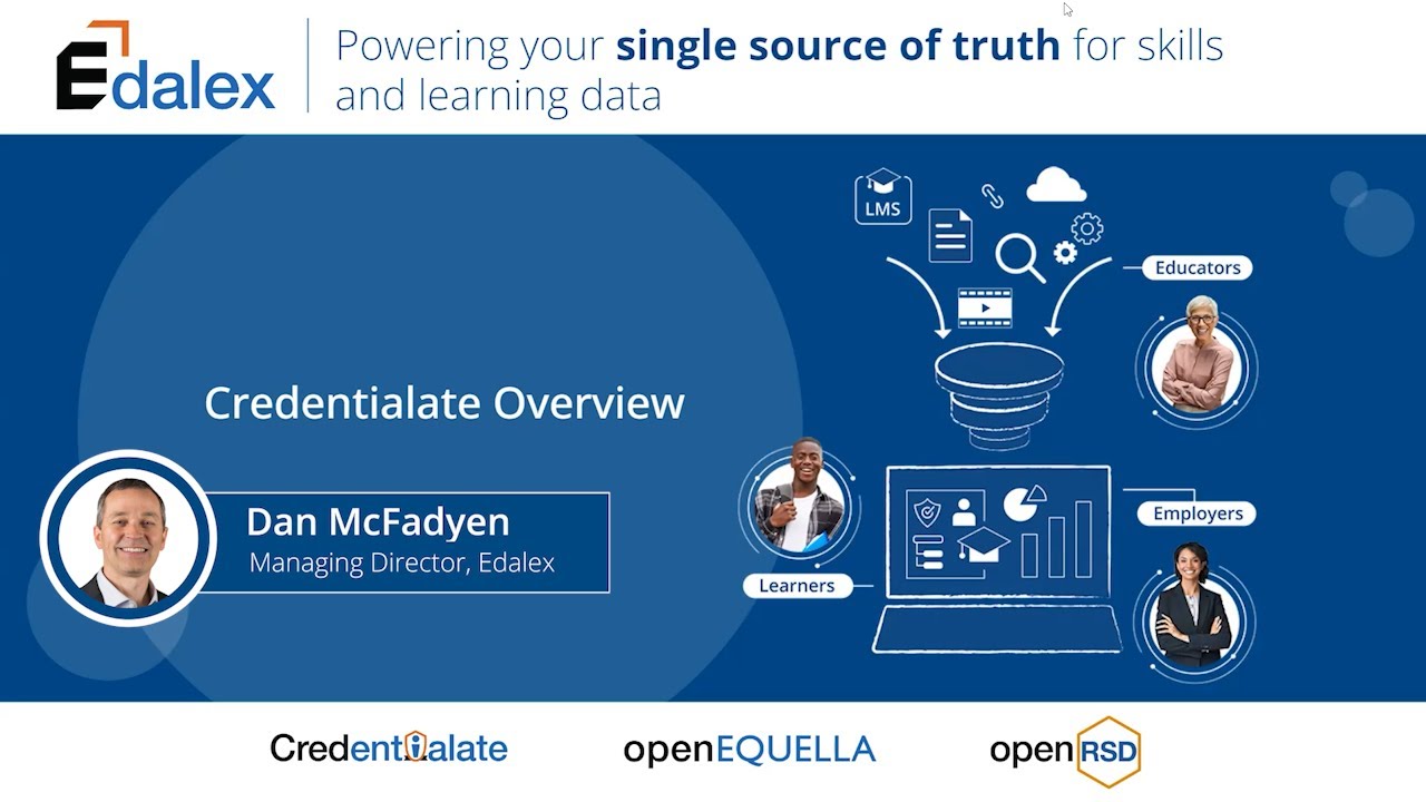 Credentialate Platform Overview with Dan McFadyen, Managing Director of Edalex