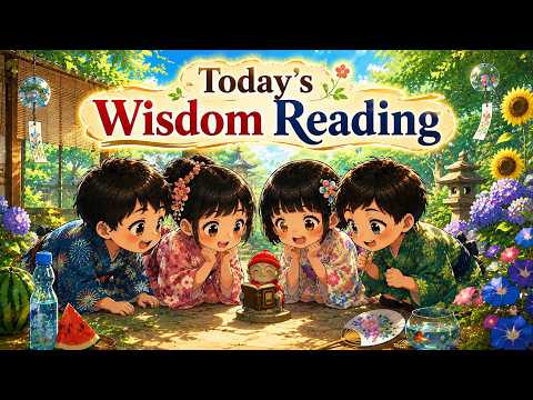Today's Wisdom Reading #009 — Your Life Is Made of Words | Travel with Masaru