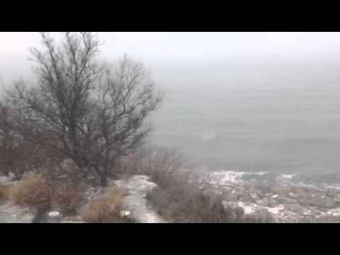 Ocean effect snow Scituate Massachusetts