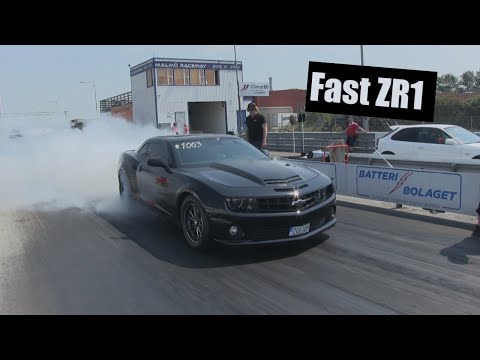 Fast Camaro ZR1 At Malmö Raceway