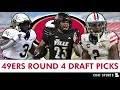 49ers Draft S Malik Mustapha, RB Isaac Guerendo & WR Jacob Cowing In 4th Round 2024 NFL Draft