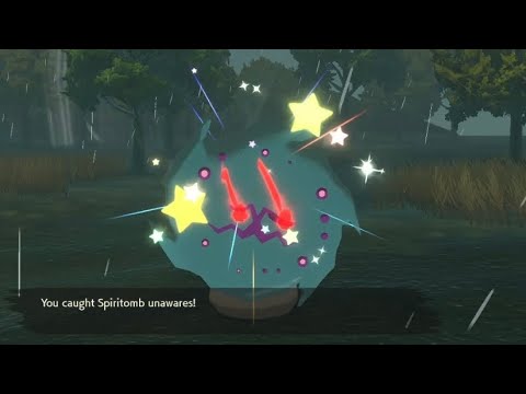 SHINY ALPHA Spiritomb at Massive Mass Outbreak - Pokemon Legends Arceus