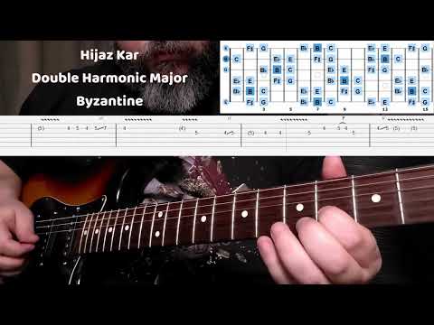 Sound Mysterious Instantly | Hijaz Kar Scale (FREE Guitar Tab + Backing)