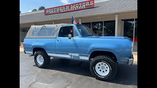 Video Thumbnail for 1977 Dodge Ramcharger 4WD