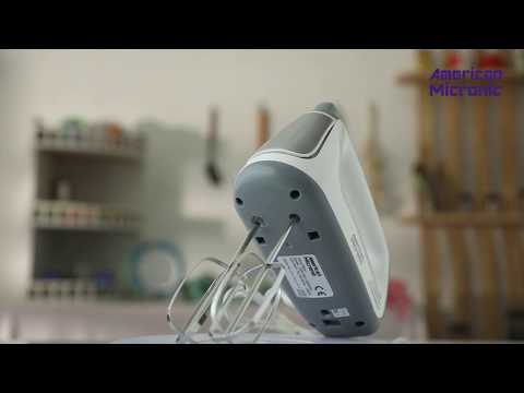 American micronic ami-hm1-300wdx-5 speed hand mixer