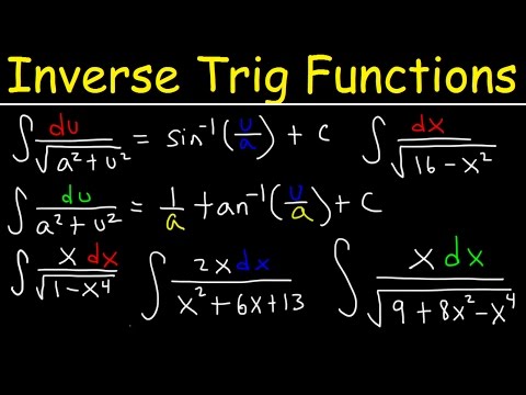 Integration into Inverse trigonometric functions using Substitution
