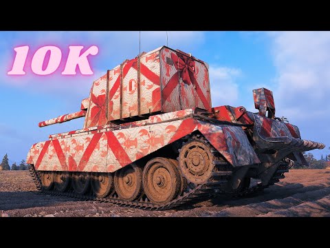 FV4005 Stage II  10K Damage 7 Frags  World of Tanks , WoT Replays tank battle