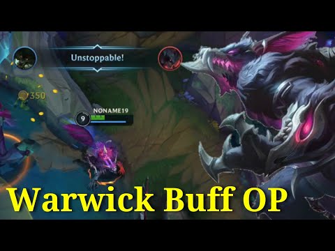 Warwick Buff Is Over Power ! Win Streak 7 Tier S Patch 4.1A Gameplay - League of Legends: Wild Rift