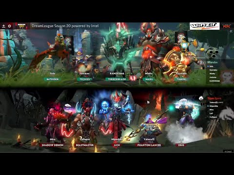 DreamLeague Season 20 | Group Stage 2 | 9Pandas vs Team Spirit - Game 2