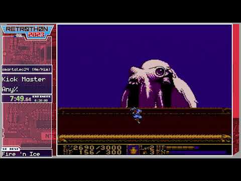 Retrothon 2023 - (110) Kick Master (any%) by Smartalec24