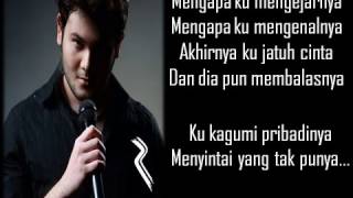 Lirik Lagu Ridho Roma  Mengapa