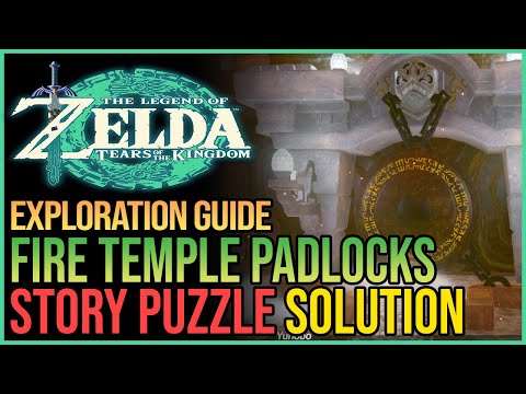 Fire Temple Padlocks Puzzle Zelda Tears of The Kingdom