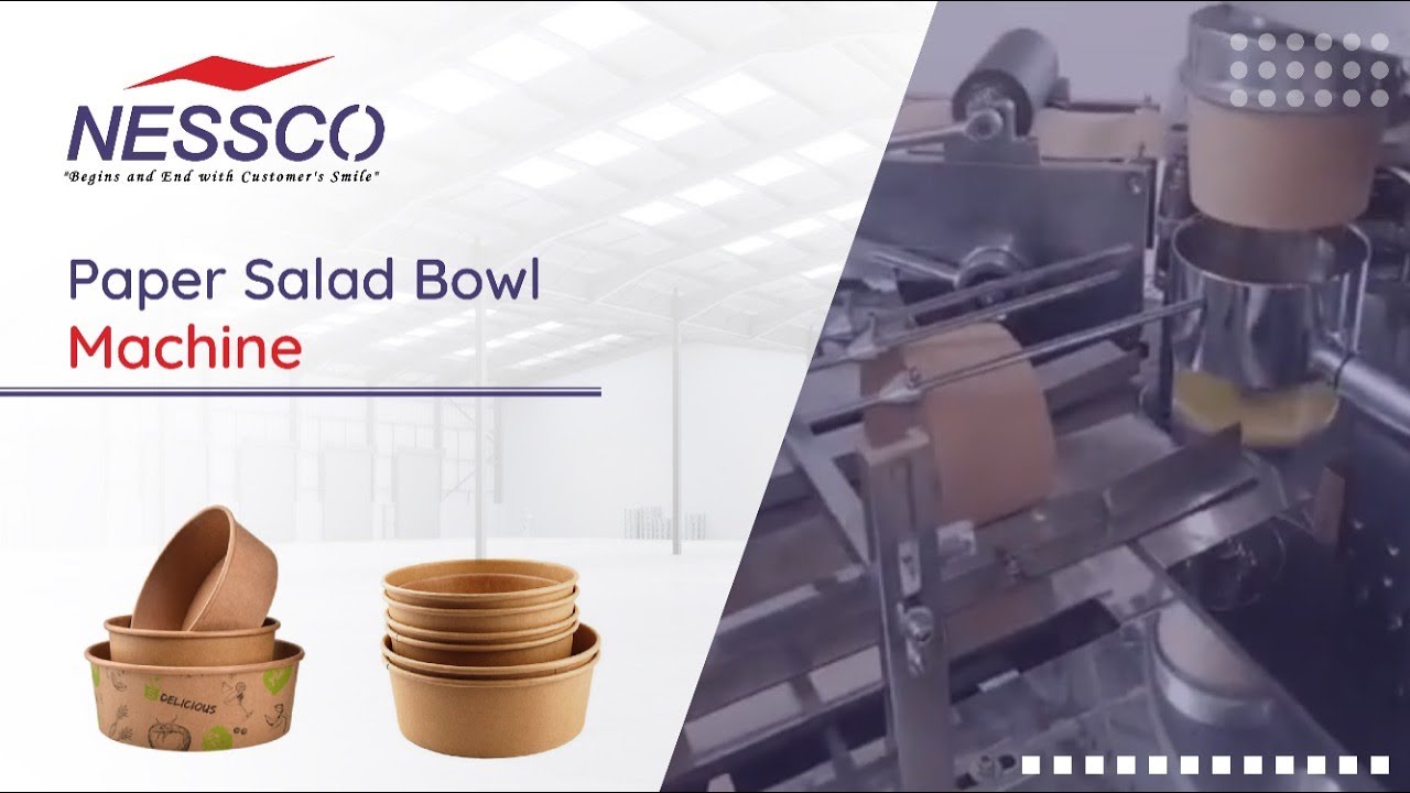 Paper Salad Bowl Machine | Nessco India