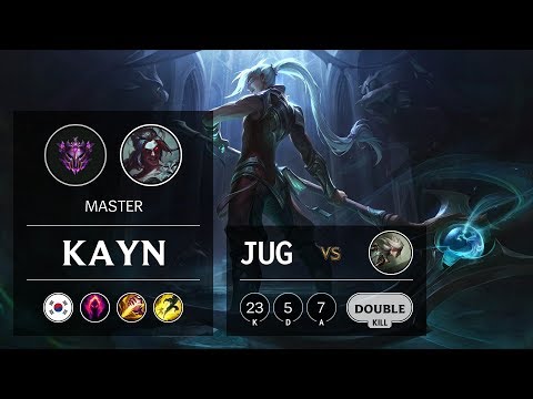 Kayn Jungle vs Camille - KR Master Patch 9.11