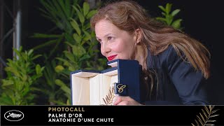 Anatomie d’une chute – Palme d’or – Photocall – VF – Cannes 2023