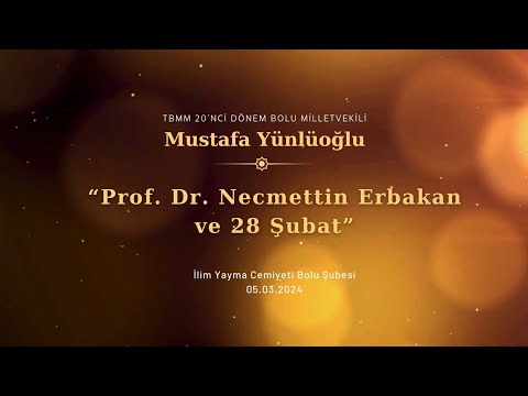 Mustafa Yünlüoğlu Erbakan ile Hatıralar